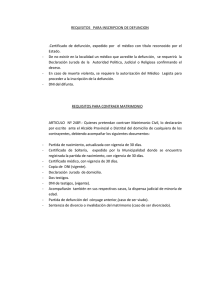requisitos para contraer matrimonio.