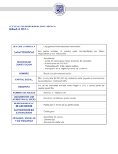 SOCIEDAD DE RESPONSABILIDAD LIMITADA SIGLAS: S. DE R. L.