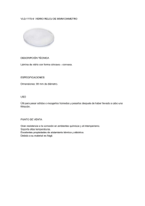 VLQ-1175-9 VIDRIO RELOJ DE 90MM DIAMETRO DESCRIPCIÓN