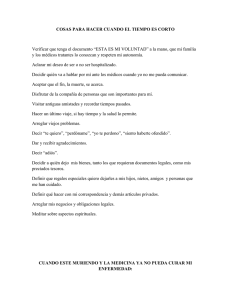 cosas para hacer cuando el tiempo es corto