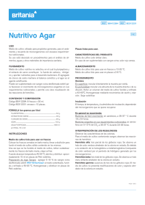 Nutritivo Agar: Medio de Cultivo para Microbiología