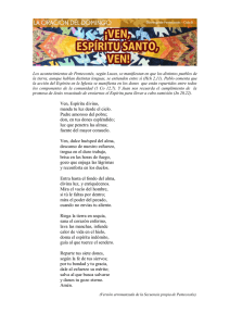 Oración para Pentecostés
