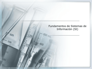 Fundamentos de Sistemas de Información (SI)