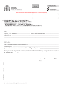 Declaración del trabajador