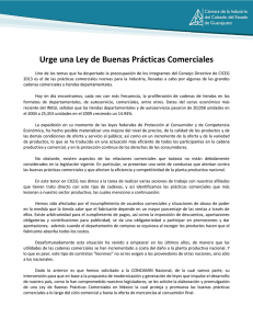 Urge una Ley de Buenas Prácticas Comerciales
