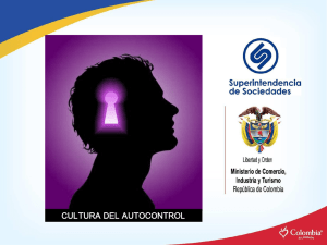 CULTURA DEL AUTOCONTROL