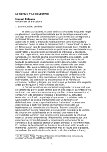 Comunidad y Colectivo: Análisis Sociológico de Tönnies y Chicago