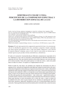 simetrias en color y cesia: percepcion de la composicion espectral y