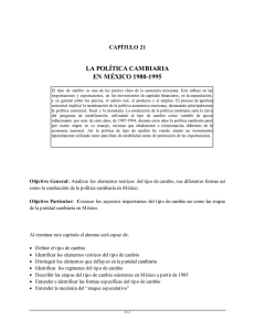 Capítulo 21. La política cambiaria en México 1980-1995