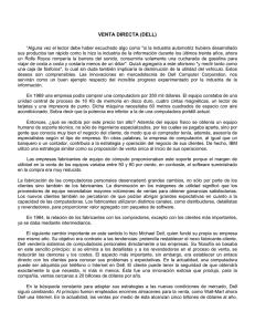 VENTA DIRECTA (DELL)