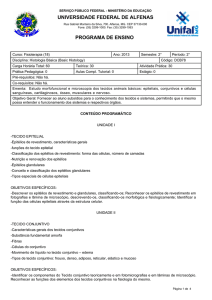 Histologia - Unifal-MG