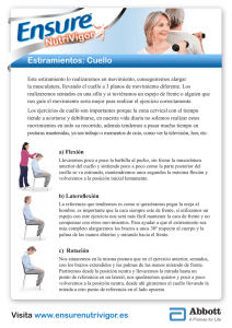 Estiramientos: Cuello