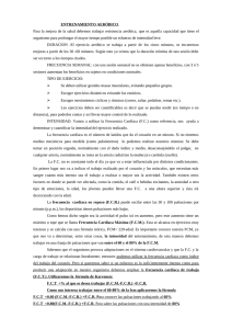 ENTRENAMIENTO AERÓBICO