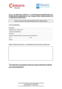 FICHA SOLICITUD DE ENTREVISTA INDIVIDUAL
