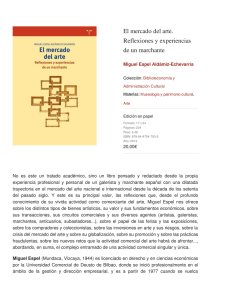 El Mercado del Arte: Reflexiones de un Marchante