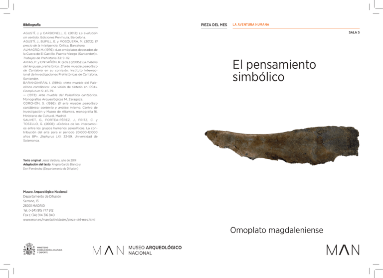 El Pensamiento Simbólico - Museo Arqueológico Nacional