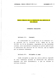 ORDENANZA PRECIO PUBLICG Nº.P.4.l DOCUMENTO Nº 3
