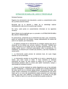 extracción de muela del juicio - D Centro Ortodoncia y Especialidades