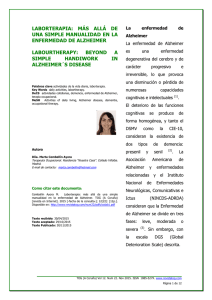 LABORTERAPIA: MÁS ALLÁ DE UNA SIMPLE MANUALIDAD EN