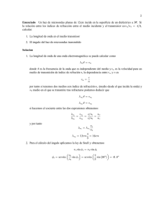 Solución a Problema de Refracción de Microondas