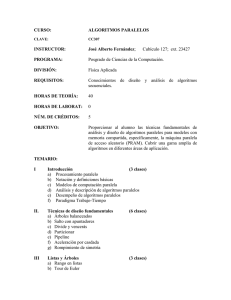 Algoritmos paralelos