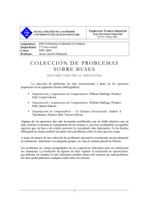 colección de problemas sobre buses