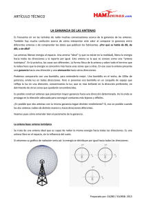 Ganancia de antenas