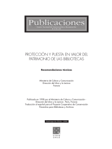 proteccion y puesta en valor - Centro Nacional de Conservación y