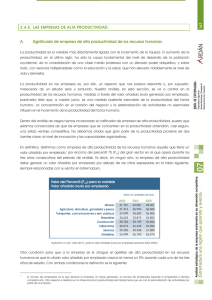 2.4.5 Las empresas de alta productividad
