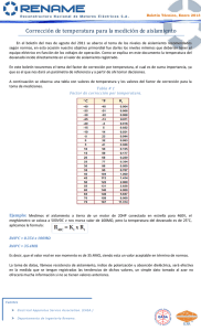 Corrección de Temperatura en Aislamiento Eléctrico - Rename