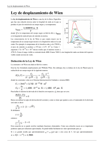 Ley de Wien: Explicación Física