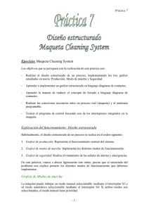 Diseño estructurado Grafcet de Modos de marcha