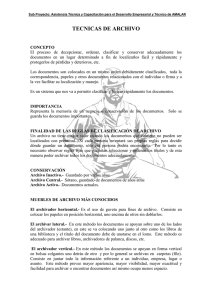 tecnicas de archivo - Geco