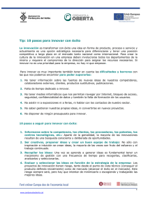 10 pasos para innovar con éxito