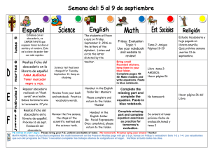 Friday: Evaluation Topic 1 Use your notebook and website to review