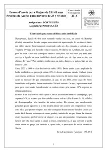 Proves d`Accés per a Majors de 25 i 45 anys Pruebas de Acceso