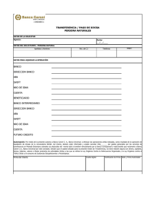 banco direccion banco aba swift nro de iban cuenta beneficiario