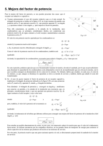 Mejora del factor de potencia