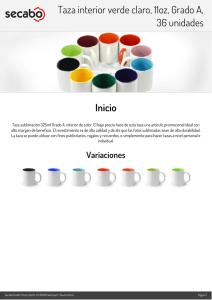 Taza interior verde claro, 11oz, Grado A, 36 unidades