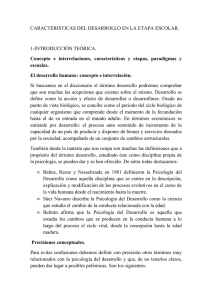 Desarrollo en la Etapa Escolar: Características y Teorías