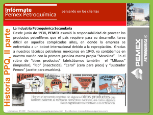 Diapositiva 1 - Pemex Petroquímica