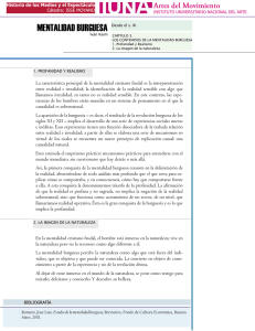 Mentalidad Burguesa - historia de los medios y el espeéctaculo