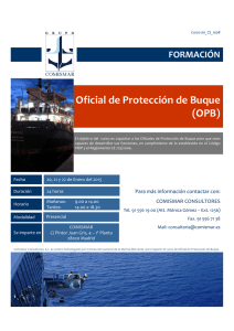 Oficial de Protección de Buque (OPB)