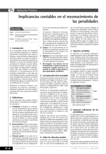 IV Implicancias contables en el reconocimiento de las penalidades