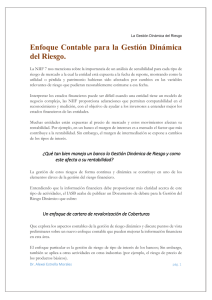 La Gestión Dinámica del Riesgo
