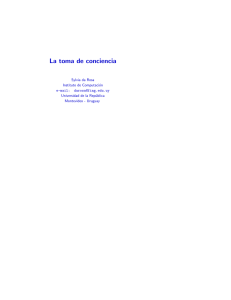 La toma de conciencia