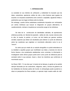 1.- INTRODUCCIÓN La sociedad en sus intentos de unificación y