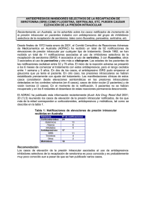 antidepresivos inhibidores selectivos de la recaptación de