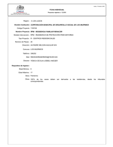 FICHA INDIVIDUAL RPM - RESIDENCIA FAMILIAR RENACER AV