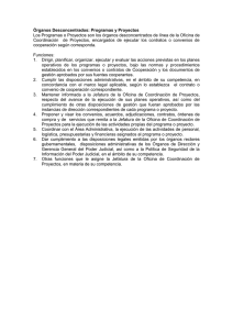 Órganos Desconcentrados
